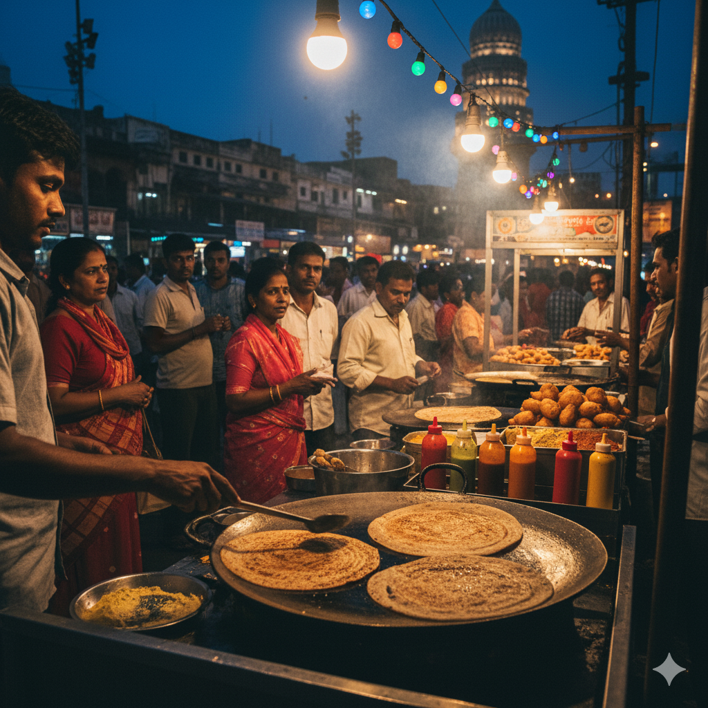 street food in Hyderabad